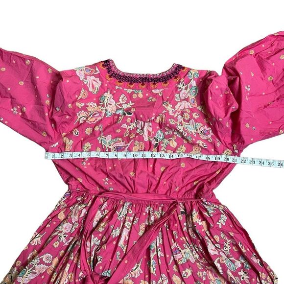 ANTHROPOLOGIE RAQUEL EMBROIDERED MINI DRESS, XL - Picture 11 of 12